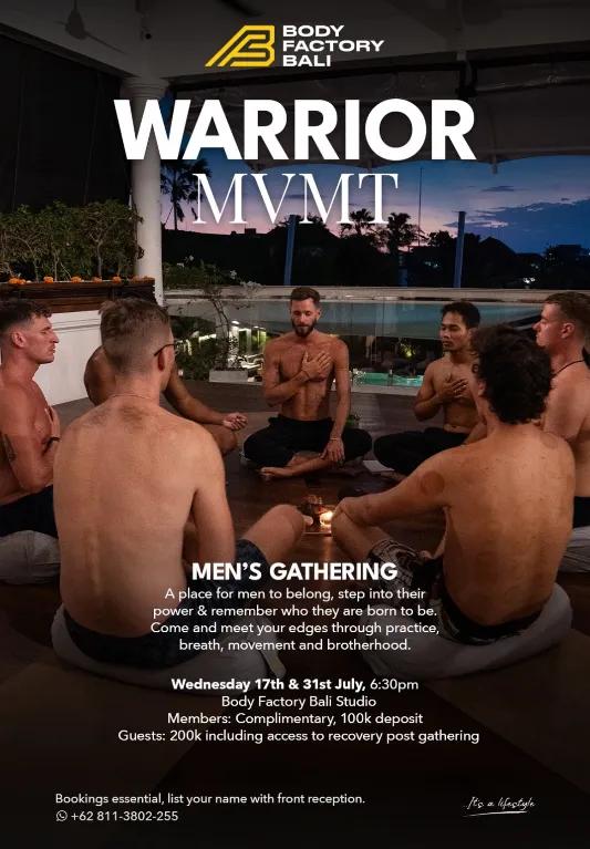 Event at Body Factory Bali on July 31 2024: Warrior Mvmt