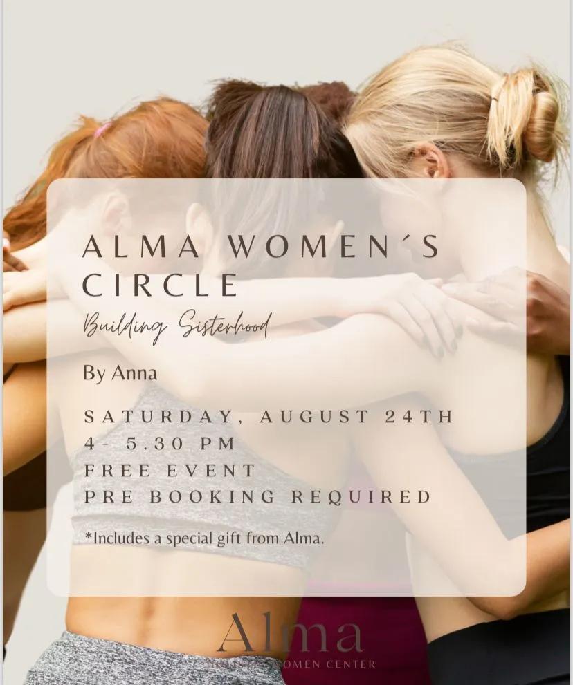 Event at Alma Holistic Women on August 24 2024: Alma Women's Circle