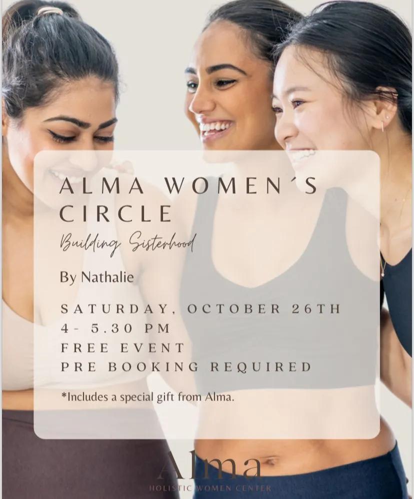 Event at Alma Holistic Women on October 26 2024: Alma Women's Circle