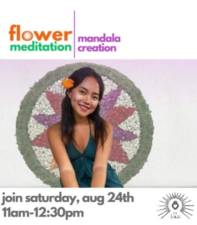 Event at La Luz on August 24 2024: Flower Meditation Mandala Creation