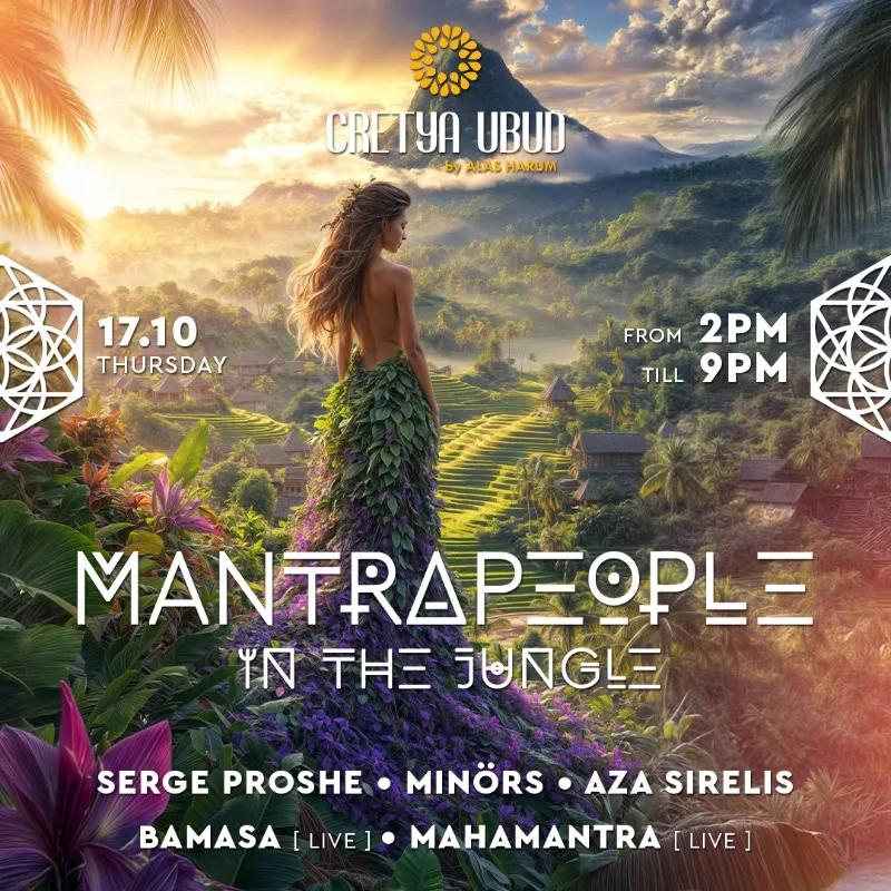 Event at Cretya on October 17 2024: Mantrapeople In The Jungle