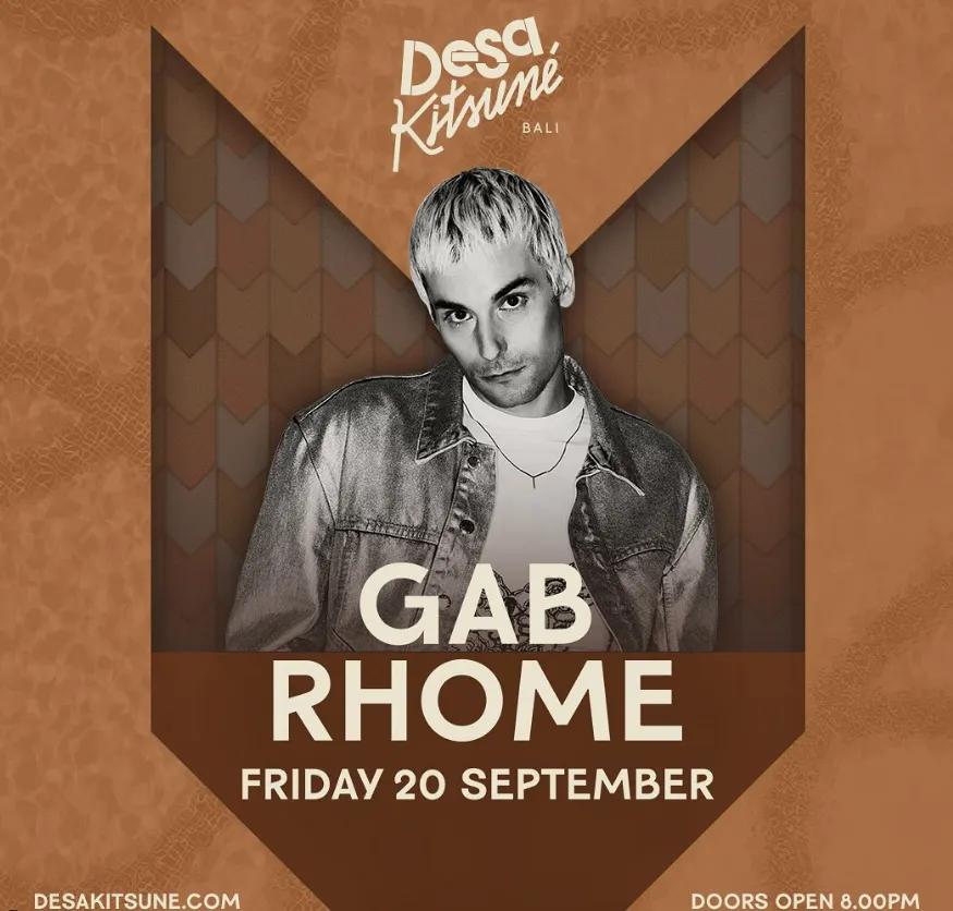 Event at Desa Kitsune on September 20 2024: Gab Rhome