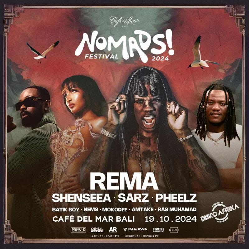 Event at Café del Mar on October 19 2024: Nomads! Festival 2024