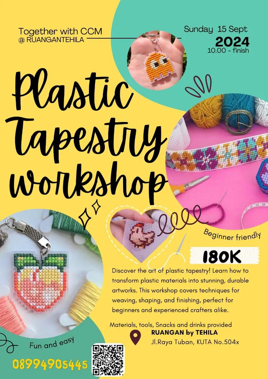 Event at Ruangan by Tehila on September 15 2024: Plastic Tapestry Workshop