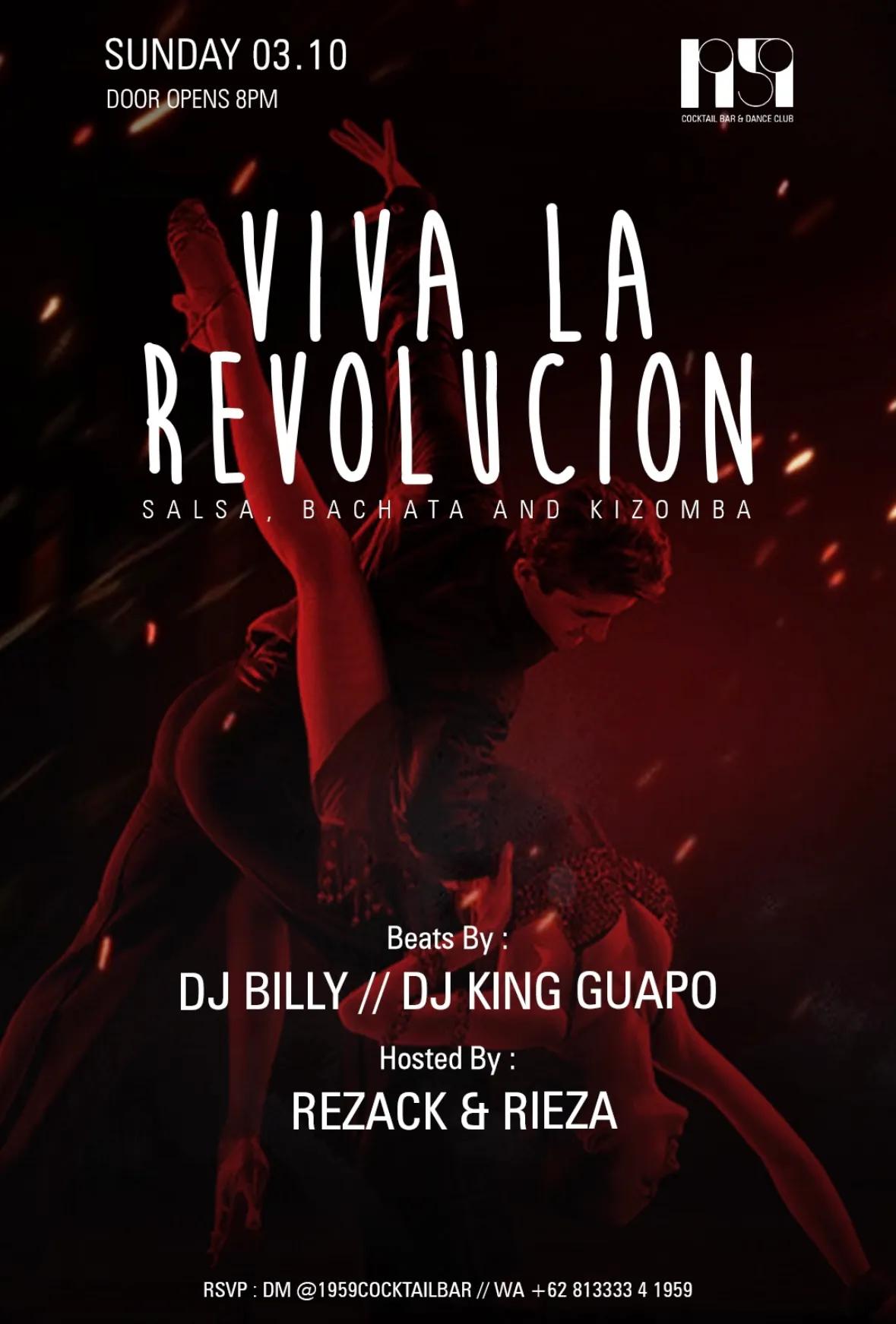 Event at 1959 Cocktail on November 3 2024: Viva La Revolucion