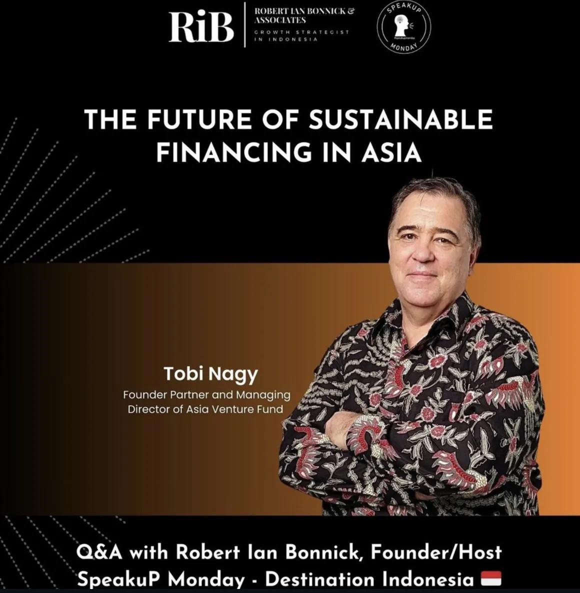 Event at Tropical Nomad on September 9 2024: The Future Of Sustainable Financing In Asia