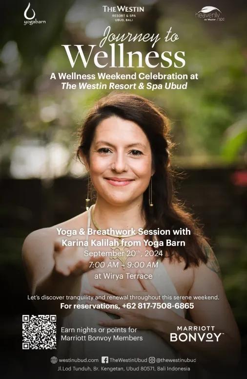 Event at The Westin on September 20 2024: Journey To Wellness