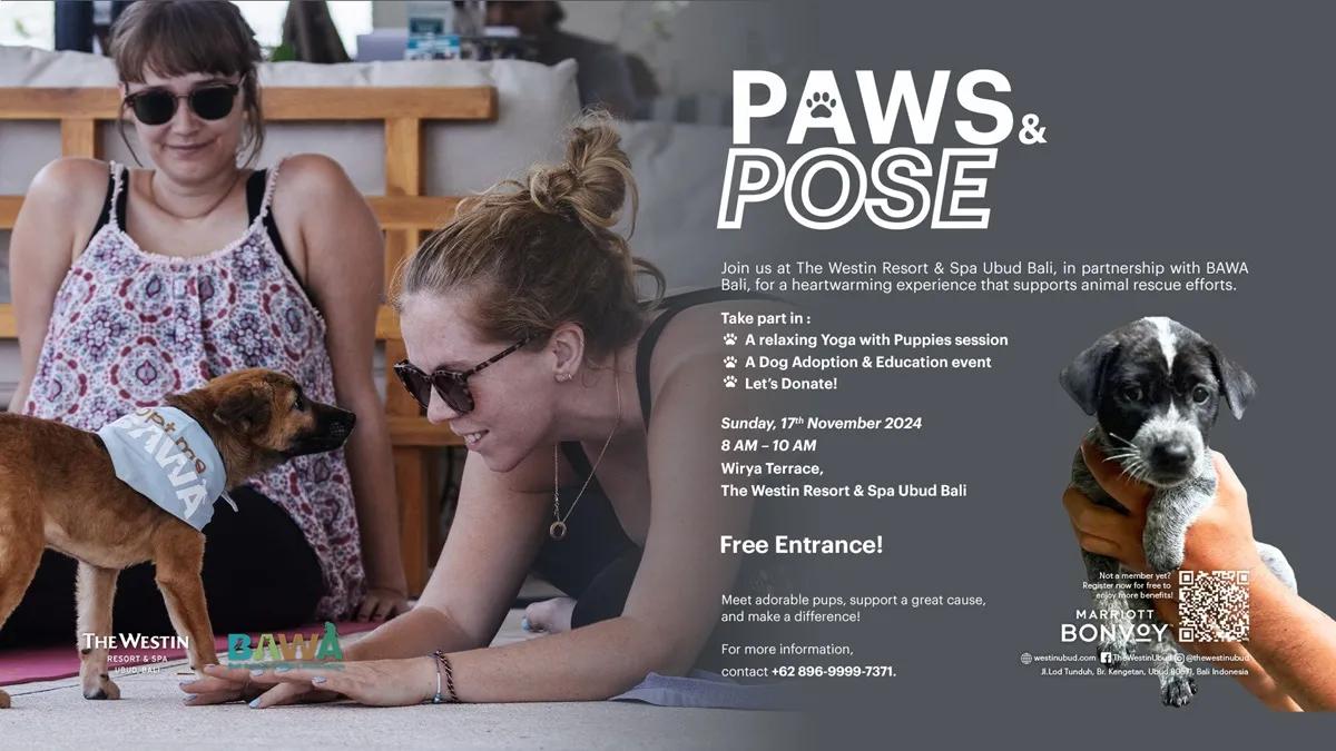 Event at The Westin on November 17 2024: Paw & Pose