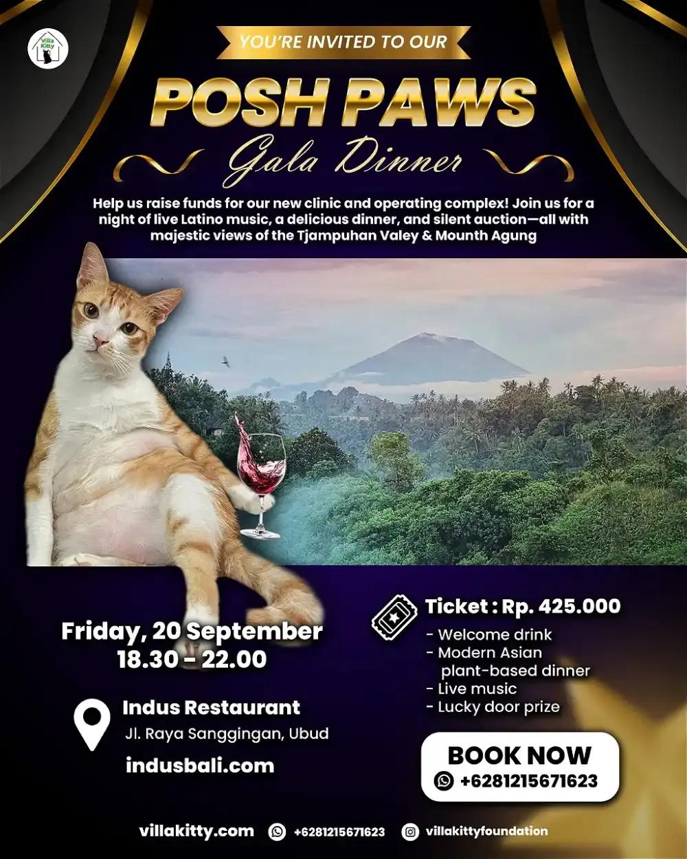 Event at Indus on September 20 2024: Posh Paws Gala Dinner