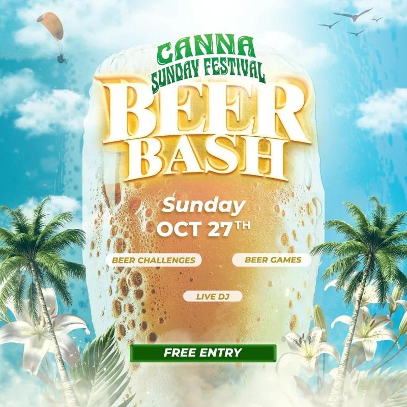 Event at Canna on October 27 2024: Canna Sunday Festival - Beer Bash