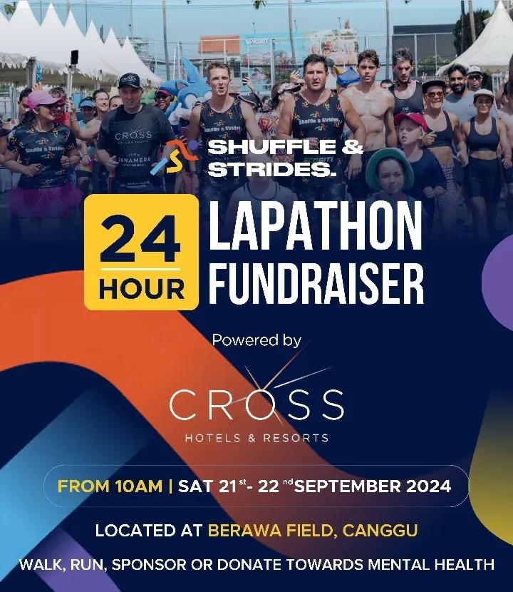 Event at Finns Recreation Club everyday in 2024: Shuffle & Strides Lapathon 2024