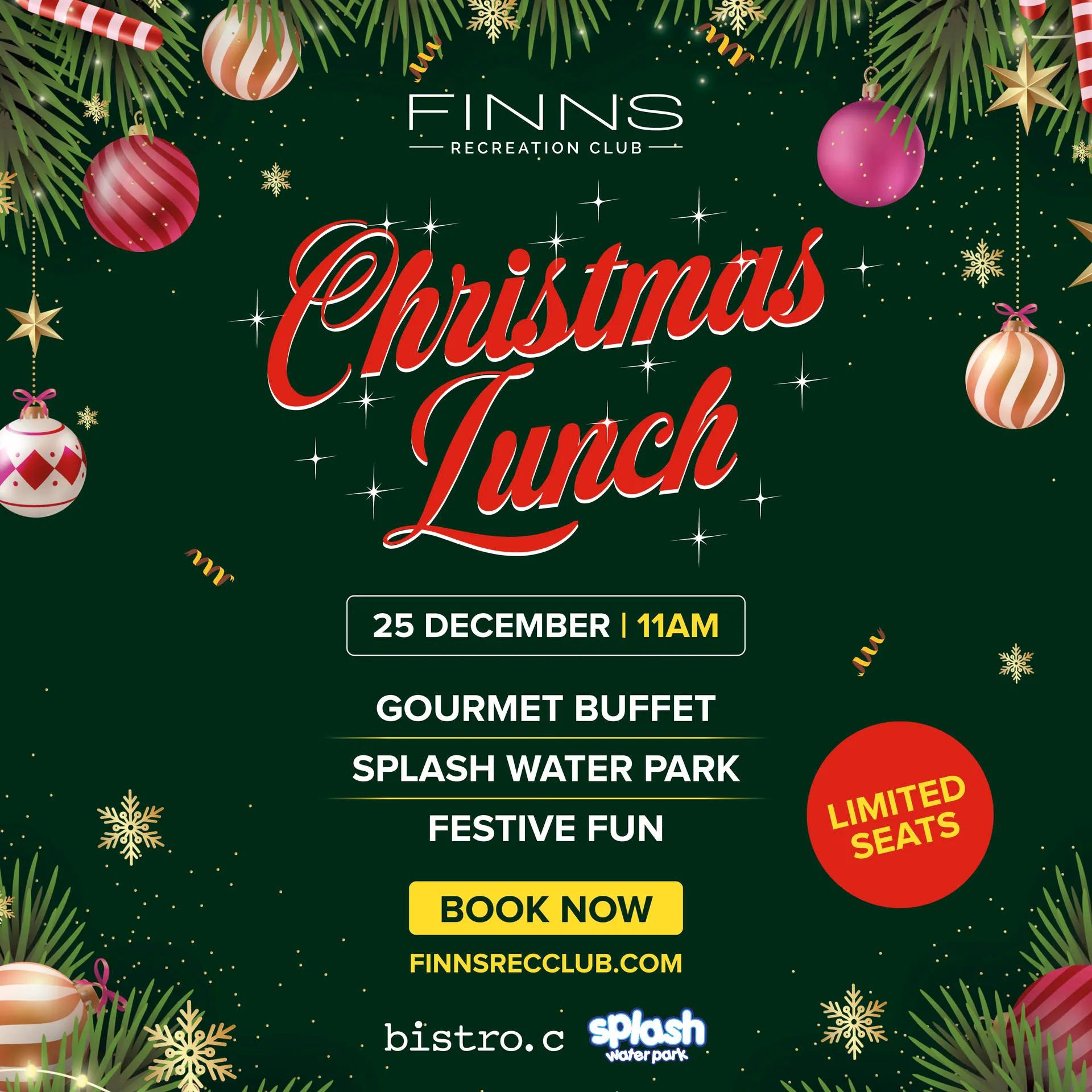 Event at Finns Recreation Club on December 25 2024: Christmast Lunch