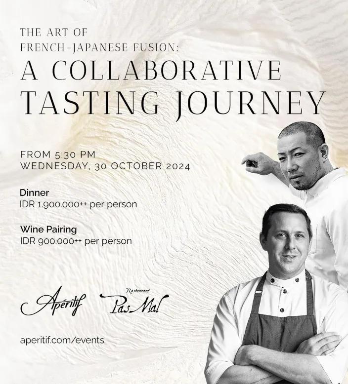 Event at Aperitif on October 30 2024: A Collaborative Tasting Journey