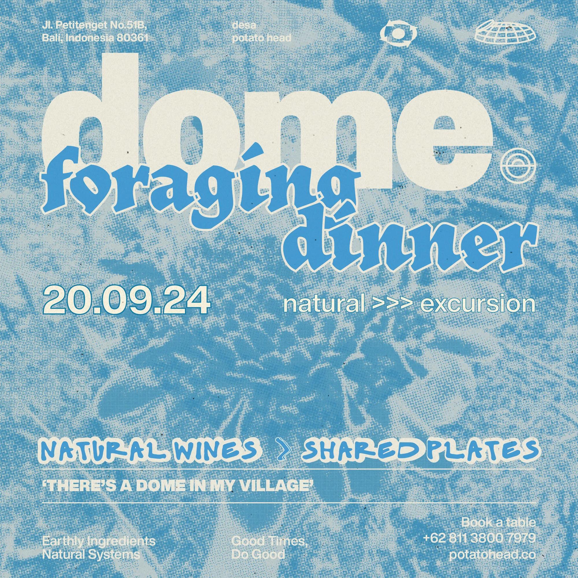 Event at Potato Head  on September 20 2024: Dome Foraging Dinner