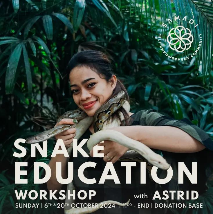 Event at Samadi Yoga on October 6 2024: Snake Education