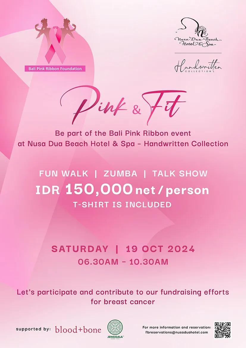 Event at Nusa Dua Beach Hotel on October 19 2024: Bali Pink Ribbon Fun 5KM Walk