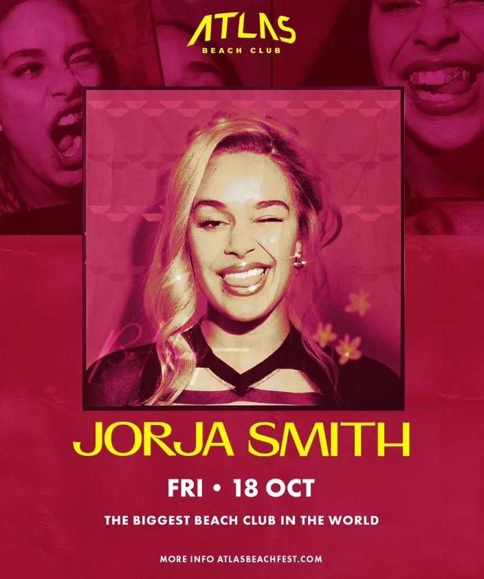 Event at Atlas Beach Club on October 18 2024: Jorja Smith