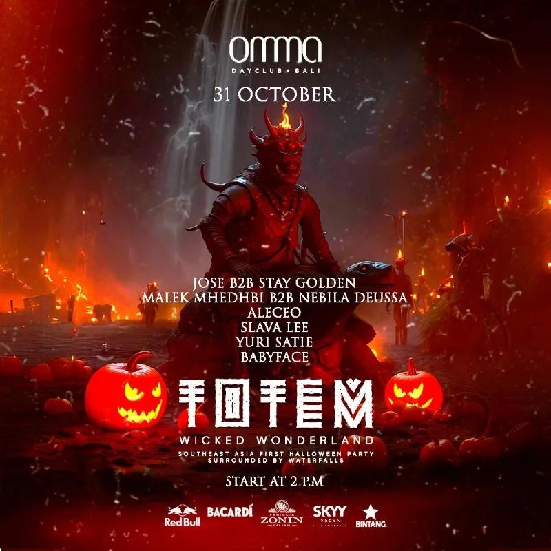 Event at Omma Dayclub on October 31 2024: Totem Wicked Wonderland