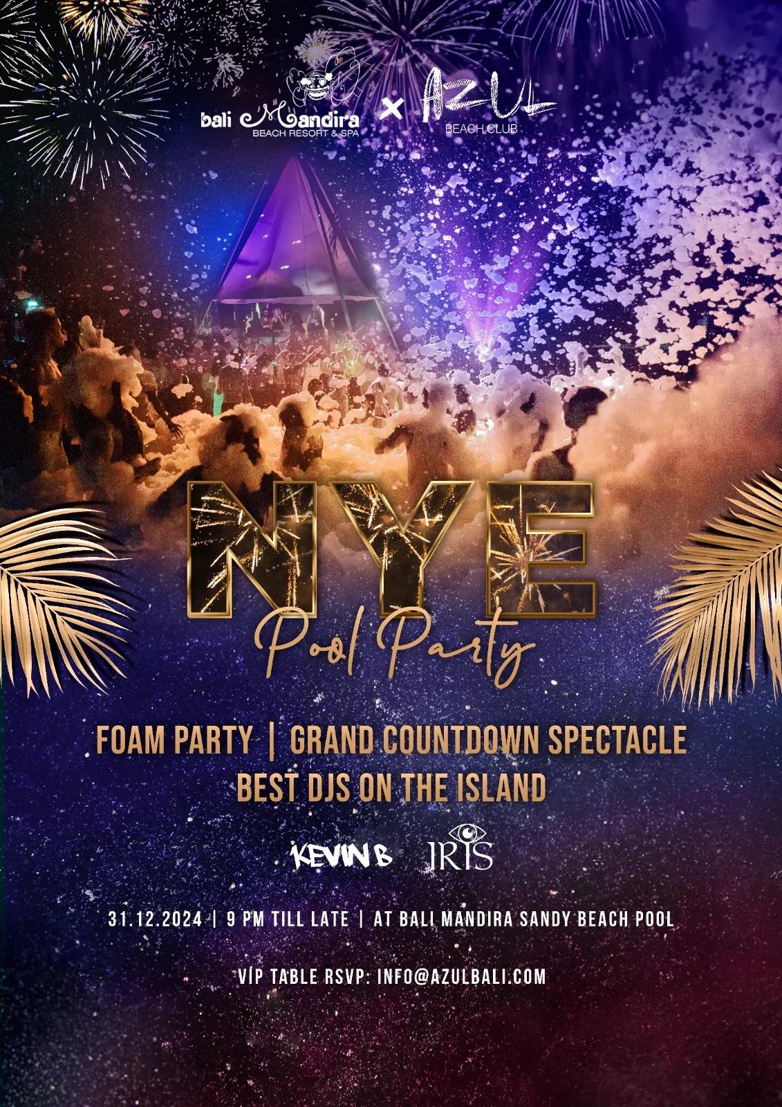 Event at Azul on December 31 2024: Nye Pool Party