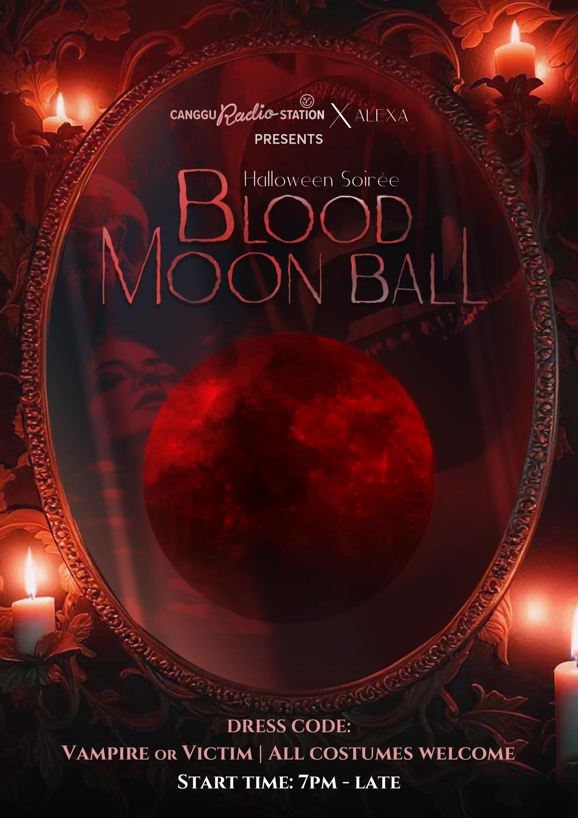 Event at Canggu Radio Station on October 31 2024: Blood Moon Ball x Halloween Edition