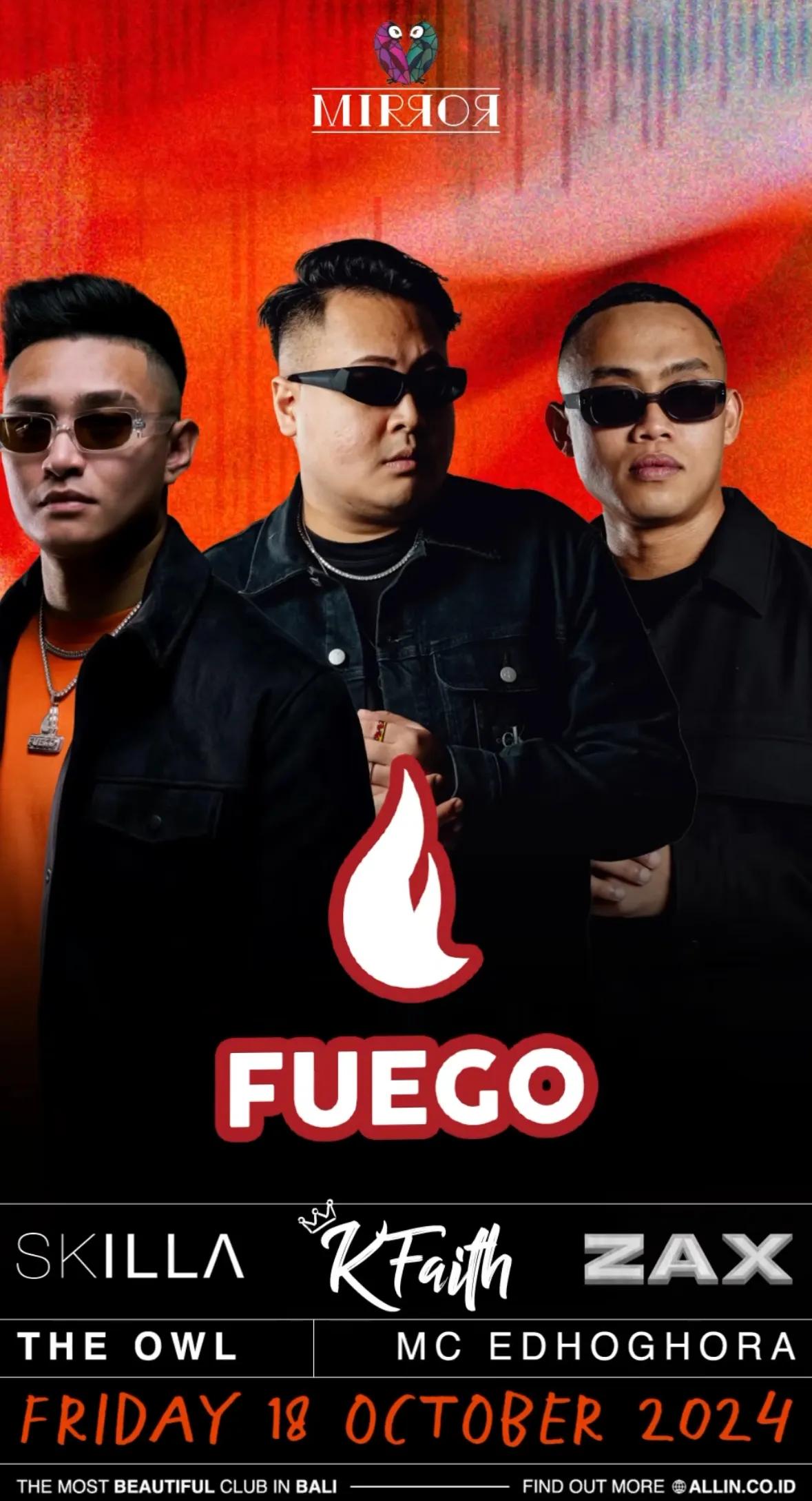 Event at Mirror Lounge & Club on October 18 2024: Fuego