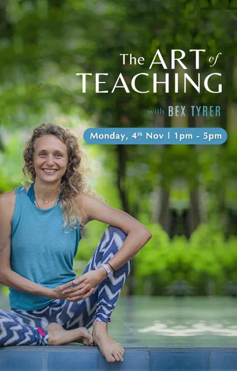 Event at The Yoga Barn on November 4 2024: The Art of Teaching