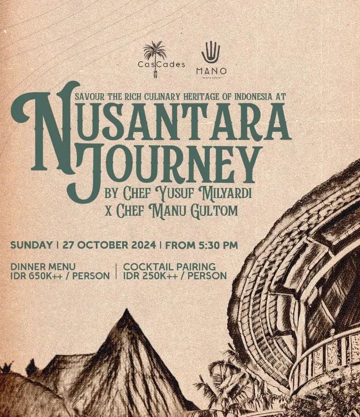 Event at CasCades on October 27 2024: Nusantara Journey