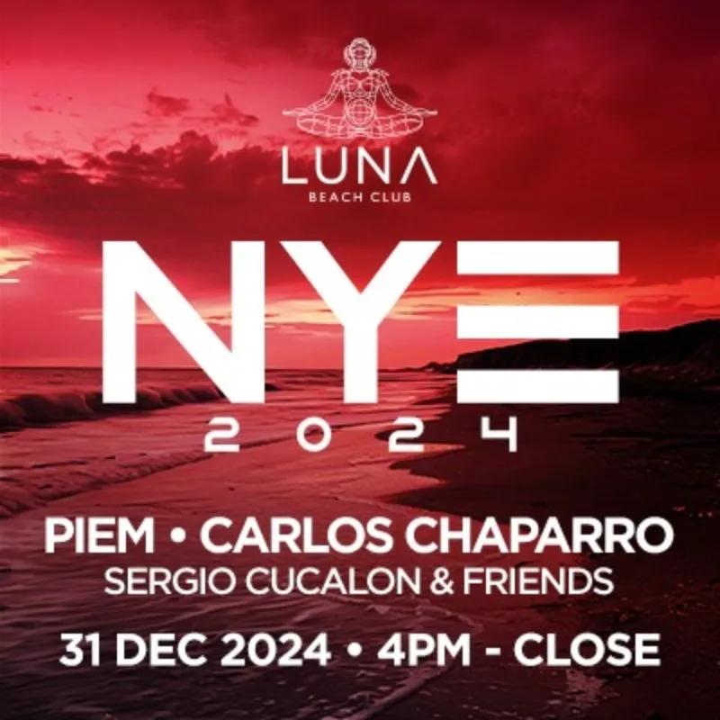 Event at Luna Beach Club on December 31 2024: Nye 2024