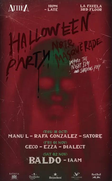 Event at Attika everyday in 2024: Halloween Party