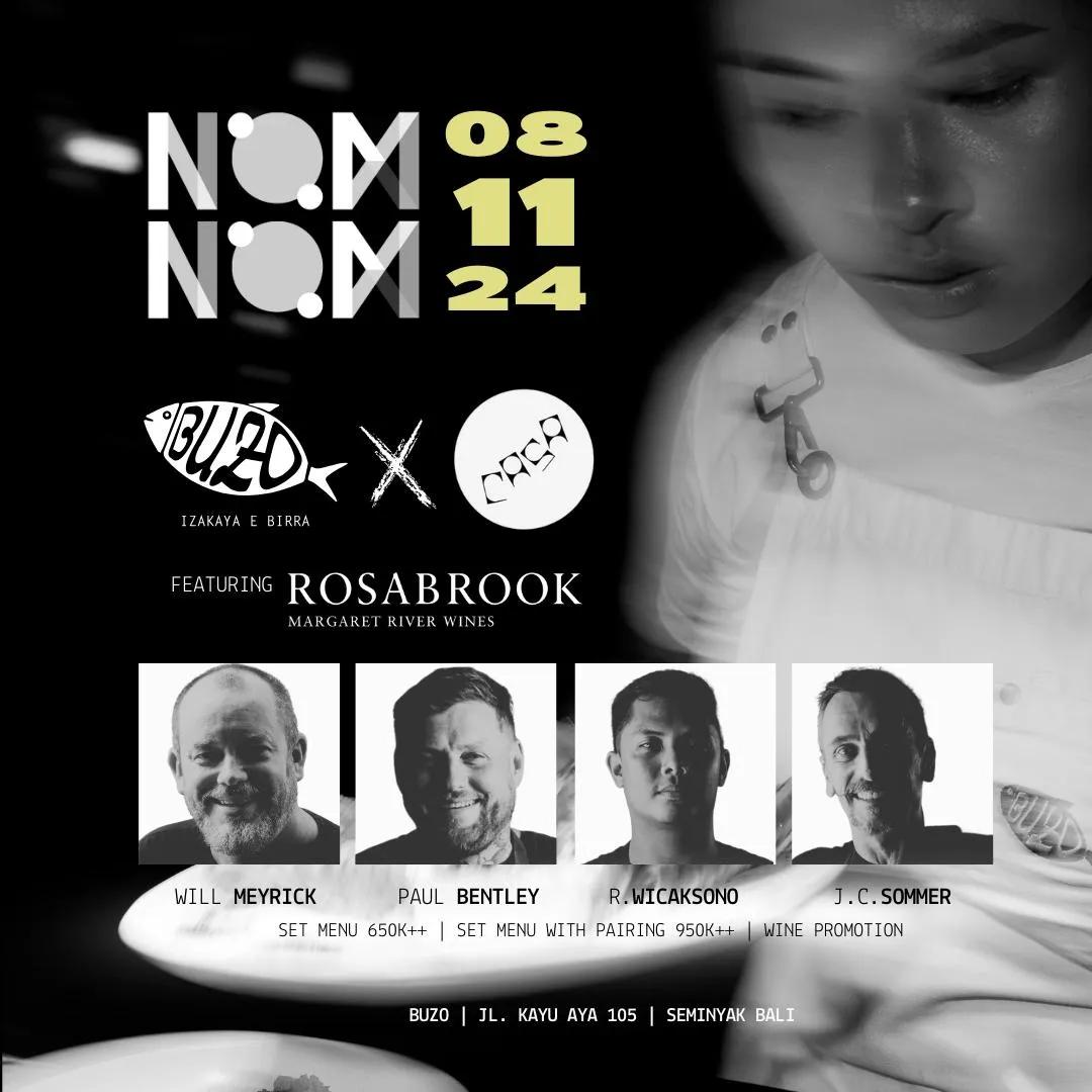 Event at Buzo on November 8 2024: NOM NOM Kitchen Takeover Volume V