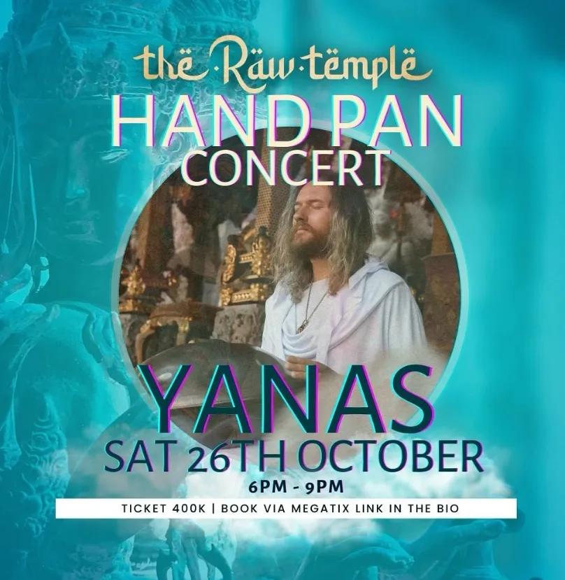 Event at The Raw Temple on October 26 2024: Hand Pan Concert