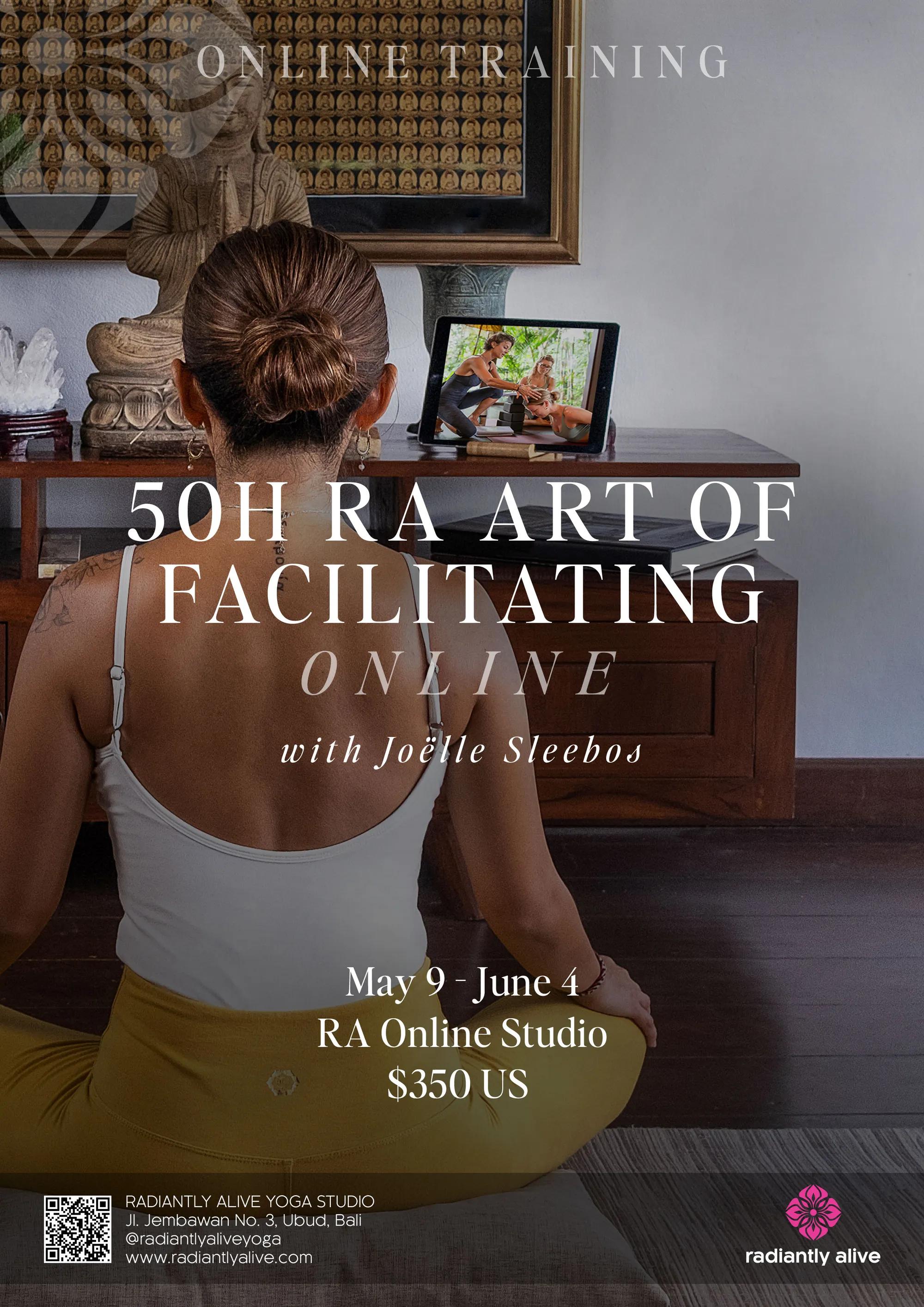 Event at Radiantly Alive everyday in 2024: Online | 50H RA Art of Facilitating