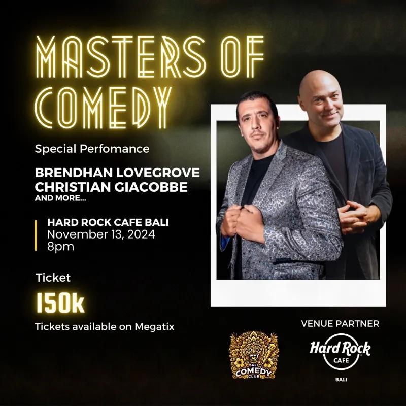 Event at Hard Rock on November 13 2024: Masters Of Comedy