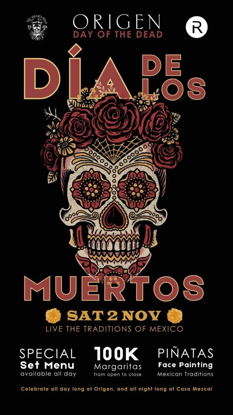 Event at Origen on November 2 2024: Dia De Los Muertos