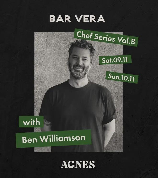 Event at Bar Vera on November 9 2024: Chef Series Vol. 8