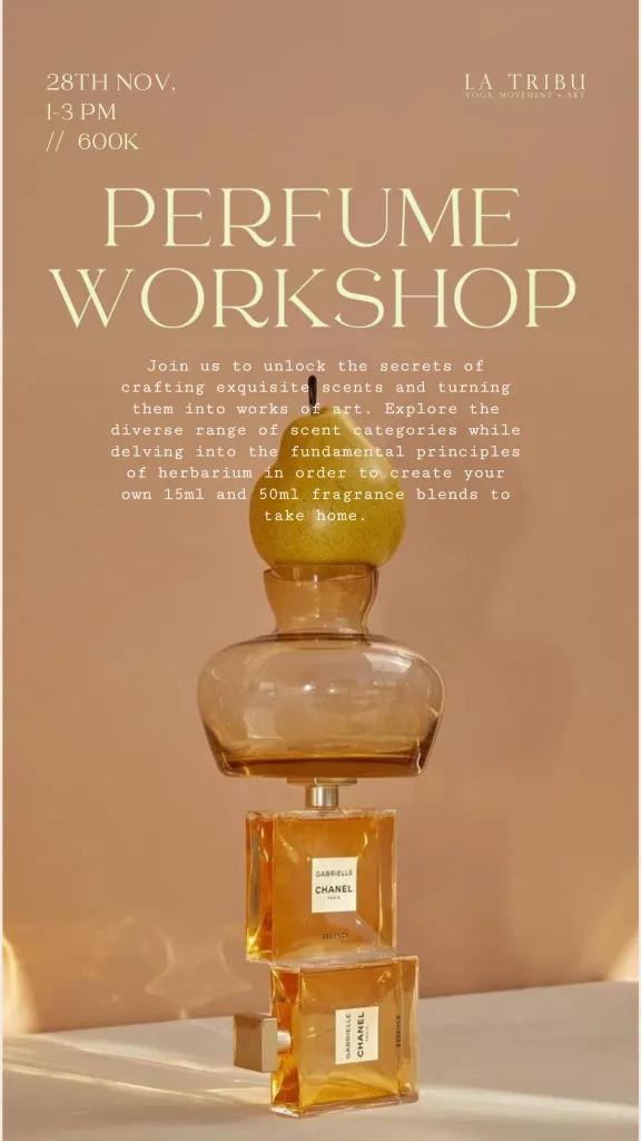 Event at La Tribu on November 28 2024: Perfume Workshop