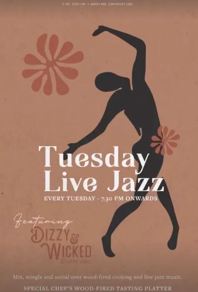 Event at Uma Garden every Tuesday 2024: Tuesday Live Jazz
