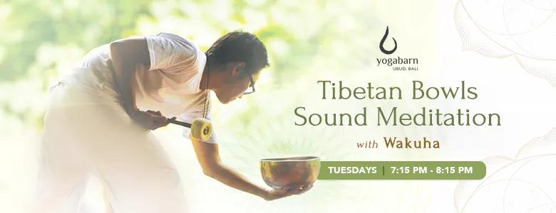 Event at The Yoga Barn every Tuesday 2024: Tibetan Bowls Sound Meditation