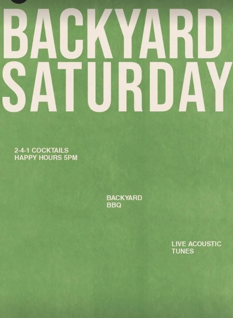 Event at Black Sand Brewery every Saturday 2024: Backyard Saturday