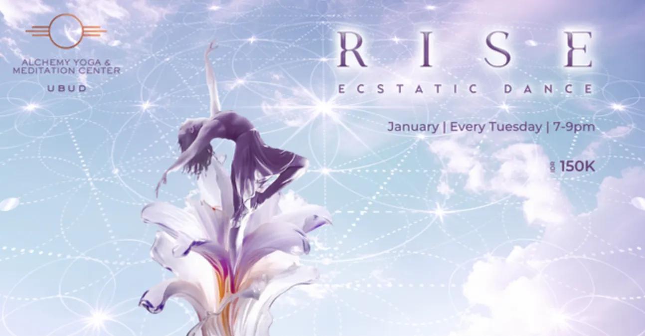 Event at Alchemy Yoga and Meditation Center every Tuesday 2024: Rise - Ecstatic Dance