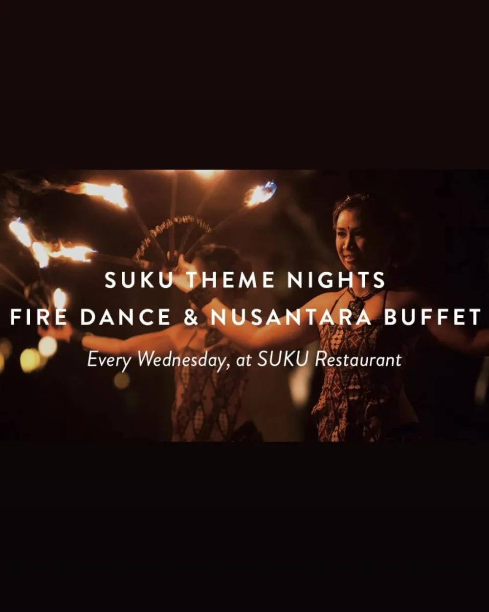 Event at Conrad every Wednesday 2024: Fire Dance & Nusantara Buffet