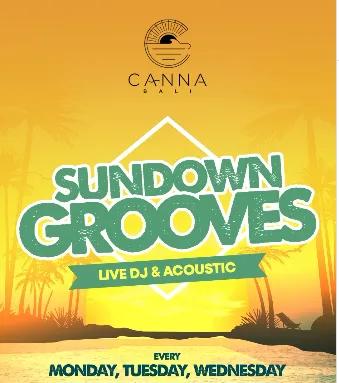 Event at Canna Bali every Monday 2024: Sundown Grooves