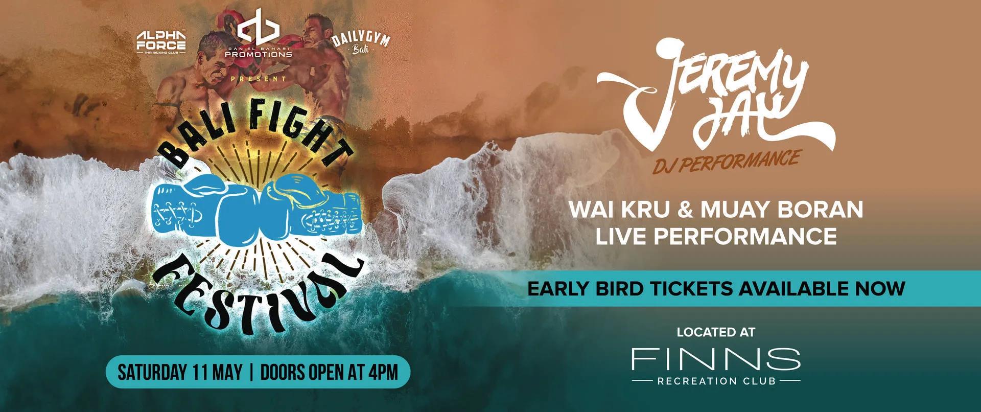 Event at Finns Recreation Club on May 11 2024: Bali Fight Festival