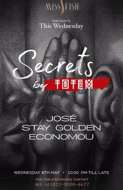 Event at Miss Fish on May 8 2024: Secrets by Totem