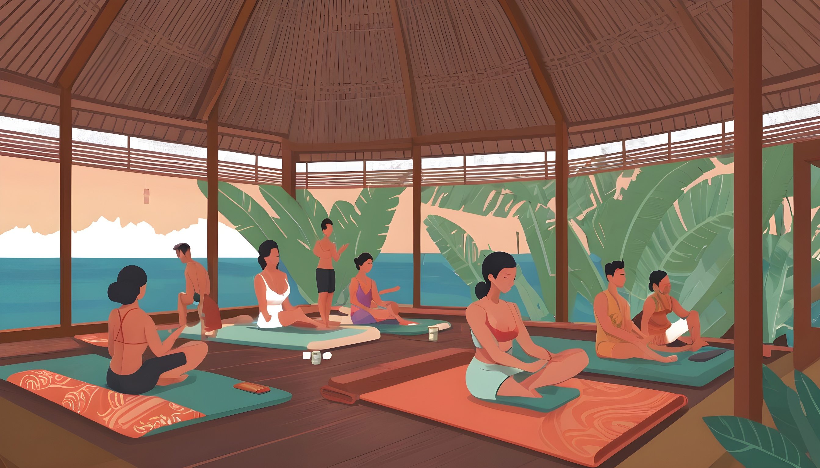 Discover serenity at yoga venues featured on Rimba Events - Your haven for invigorating yoga experiences in Bali